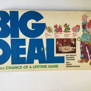 Vintage board game 1977 the big deal lakeside one in a life time